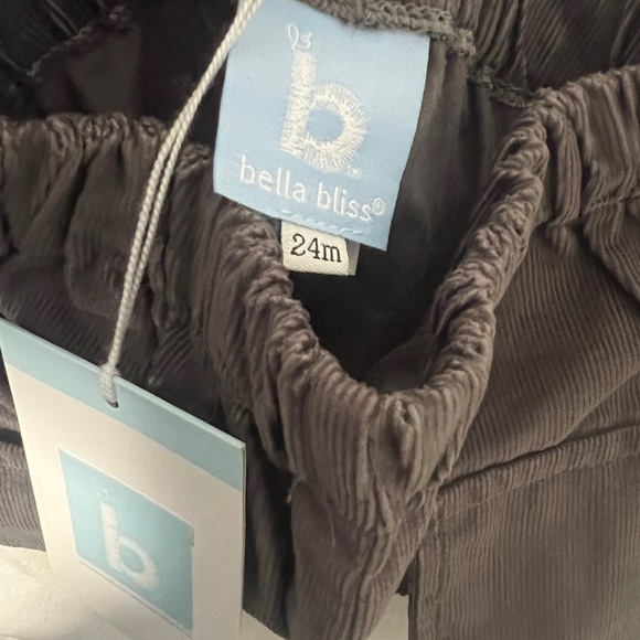 Bella Bliss Boys Bundle of (3) Plaid Overalls & 2 Corduroy Pants Size 2 Cotton - Picture 7 of 11